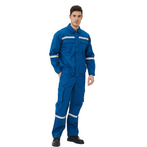 Uniforme de Trabajo XK-013 de Dos Piezas, Azul, Manga Larga, Ropa de Protección para las Cuatro Estaciones - Product Image 3