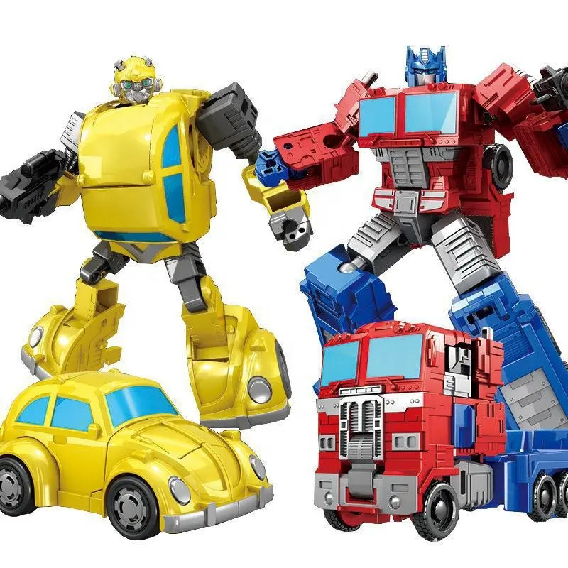 Kid Classic Robot Shape-shifting Car truck Toys Transformation Robot Cars Model Toys Christmas Birthday Gifts for Boys Gi