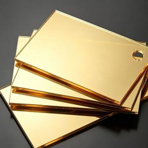 Plaque en <span class=keywords><strong>PMMA</strong></span> acrylique miroir doré extrudé 10mm/12mm/15mm/18mm/20mm, gravable au <span class=keywords><strong>laser</strong></span>, réfléchissante, pour découpe, en Perspex - Product Image 4