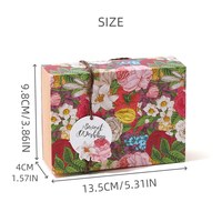 Boîte cadeau tiroir en papier kraft réutilisable et écologique 2025 – Emballage pour dragées de mariage, bonbons, parfums, fêtes et événements