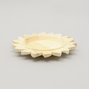 Piatto Decorativo in Legno Artigianale da 13 Pollici, Stoviglie in Legno per Decorazione Tavola - Product Image 5