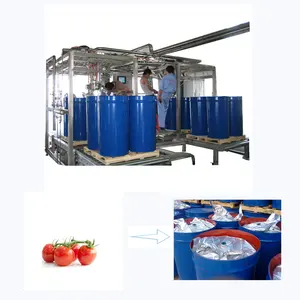 220L big drum concentrated mango pulp tomato paste aseptic filling machine aseptic filler