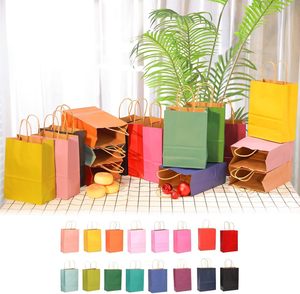 Bolsas de Compra de Papel Kraft Reciclado Ecológicas de Grado Alimenticio al por Mayor, Impresas Personalizadas, Biodegradables, Reciclables, con Logotipo Negro y Verde - Product Image 4