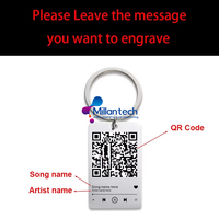Fabrikpreis Individueller QR-Code Schlüsselanhänger Lieblingslied QR-Scan Schlüsselring Musik-Schlüsselanhänger Hundemarke Katzenlied Firmeninformationen