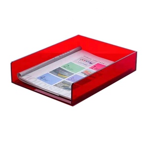 Giá để tài liệu acrylic 3 tầng JERY, khay đựng giấy A4, kệ để tài liệu, giá để đồ bằng acrylic cho văn phòng nhà ở - Product Image 2