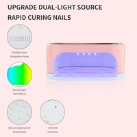 Lampu Kuku UV LED WY-09 42 LED Beads 4 Timer Layar LCD Alas Dapat Dilepas Pengering Kuku untuk Gel Polish Manikur Pedikur