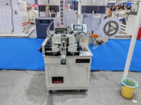 Machine de traitement d'étiquettes textiles automatique JZ-2817CR, pliage simple/double face, découpe ultrasonique à froid/à chaud, garantie 1 an