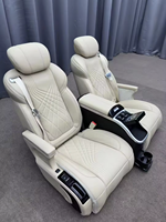 Siège Aero Dingkong pour Sprinter W447 Vito Viano Hiace Alphard avec écran tactile en cuir PU |   Fabricant OEM sur mesure