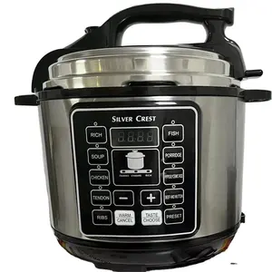 多機能6Lフードスチーマー電気プログラム可能なポット圧力鍋炊飯器ノンスティックボウル付き炊飯器