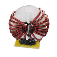 Bobine d'inductance plate toroïdale à noyau de ferrite, filtre de mode commun à trou traversant vertical/horizontal, 780uH 25A
