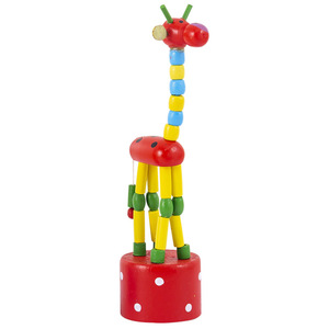 Dancing <b>Giraffe</b> Wooden Toy For Kids 2-4 Years Unisex Gift Activity Game Gear - Product Image 5