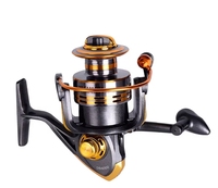 Vente en gros de moulinet de pêche à roulement en acier inoxydable d'eau douce salée moulinet de carpe bobine en métal DB500-6000 (B06)