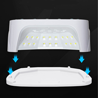 Nouvelle lampe à ongles LED sans fil professionnelle haute puissance 108W à lumière rouge, rechargeable, avec fonction de rappel sonore, pour salon et usage domestique, pour le durcissement du gel UV