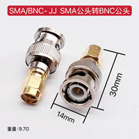 Conector coaxial de alta calidad para cámara CCTV, cable coaxial RF 1P con forma hexagonal, conector macho BNC RG59/RG6