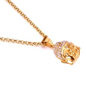 Collares de moda con cadena larga dorada, estilo hip hop, con colgante de ancla y timón - Product Image 4