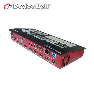 Mezclador de Video Super <span class=keywords><strong>Mini</strong></span> HDS7105 de DeviceWell, 4 Entradas HD-MI + 1 Entrada DP, 5 Canales, 1080P, Transmisión <span class=keywords><strong>OBS</strong></span>, Mezclador de Video HD SDI VS <span class=keywords><strong>ATEM</strong></span> <span class=keywords><strong>Mini</strong></span> <span class=keywords><strong>Pro</strong></span> - Product Image 3