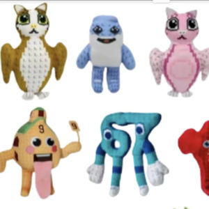 Peluche del Gioco Brainrot N.9 House Esok Sekolah Jandel, Elefante Anime Ricamato, Antistress Super Morbido - Product Image 1