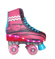 Patins à roulettes quad à LED en gros, nouveau design, avec roues lumineuses clignotantes
