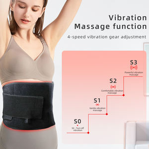 Fabrik 660nm/850nm Wellenlänge Rotlichttherapie Taillengürtel Vibrations-Bauchpad für den Ganzkörper mit 5 Geschwindigkeiten Zeitsteuerung Heizung - Product Image 2