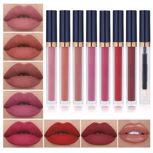 Wholesale Luxury Makeup Waterproof Velvet Lip Stick Vegan Private Label Matte Liquid <b>Lipstick</b> - Product Image 1
