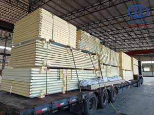 Panneau composite FRP+XPS+FRP - pour caisses de camions frigorifiques, caisses de camions généraux, construction et décoration, maisons préfabriquées - Product Image 1