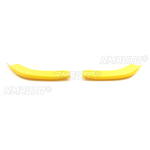 Une paire d'embouts de pare-chocs avant pour Dodge Charger SRT 2011-2014, diffuseur de spoiler jaune, accessoires ABS - Product Image 2