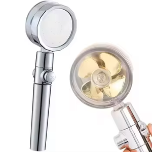 360 ad alta pressione con filtro rotante ventilatore doccia <span class=keywords><strong>a</strong></span> <span class=keywords><strong>mano</strong></span> risparmio idrico con pulsante di arresto per uso bagno - Product Image 4