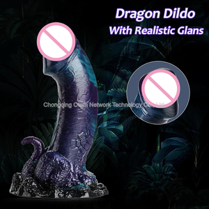 Küçük dinozor ekstra uzun silikon yapay <span class=keywords><strong>Penis</strong></span> takın Anal vajinal Vaginal tor prostat masajı kalın <span class=keywords><strong>Penis</strong></span> yetişkin seks oyuncak - Product Image 2