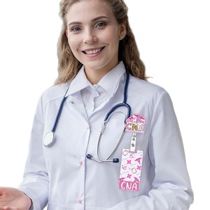 Custom <strong>Your</strong> Design UV Printed Nurse Card Holder Resin for Pendants Designer Anime Keychain Fan Gift Accessories - Product Image 4