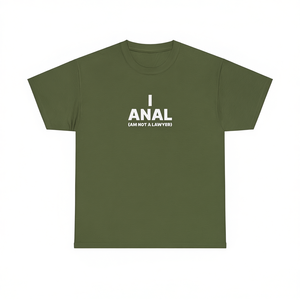 Camiseta I Anal (No soy abogado), camiseta divertida con meme, diseño sarcástico e irónico, camiseta promocional unisex - Product Image 2