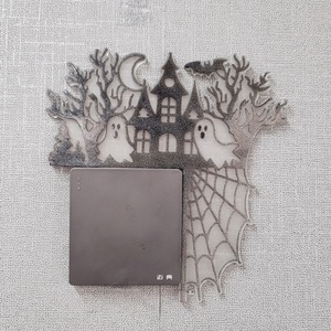 Moldes de fundición de resina hechos a mano para adornos decorativos DIY estilo Ins herramientas de escritorio de silicona molde colgante de Halloween X0060 - Product Image 5