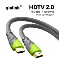 Câble HDMI Tressé Mâle-Mâle Plaqué Or pour Moniteur et Projecteur, 18 Gbit/s, Gaine PVC, 4K 120Hz, 1m-30m - Vente en Gros Usine