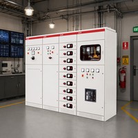 Panel Eléctrico Interior de la Serie GCK Personalizable, Tipo Extraíble, 30kA, IP42, 1600A, para Gabinete de Infraestructura de Centros Comerciales