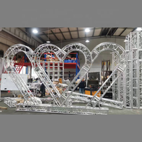 Système de treillis de scène en aluminium haute résistance, fourni par l'usine, couleur personnalisée, structure modulaire pour événements, support d'éclairage et d'affichage