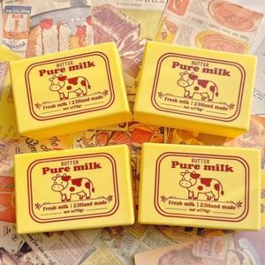 Juguete Blandito de PU con Forma de Bloques de Mantequilla y Leche Simulados, Súper Suave, Húmedo y Esponjoso, Juguete Antiestrés Creativo para Aliviar el Estrés - Product Image 3