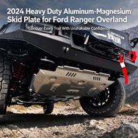 Plaque de protection en aluminium-magnésium de 8 mm pour Ford Ranger T9, robuste, tout-terrain