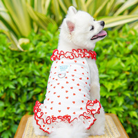 Vente en Gros d'Été Floral Accessoires pour Animaux Vêtements Chat Chien Robes