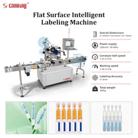 Machine d'étiquetage intelligente à grande vitesse pour surfaces planes, unité d'alimentation servo pour étiquettes BFS, ampoules cosmétiques à usage unique