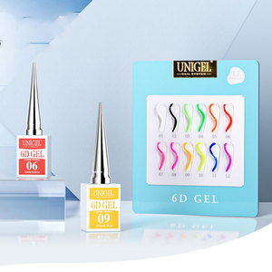<span class=keywords><strong>UNIGEL</strong></span> - Gel Delineador para Uñas en 12 Colores, 15 ml, 6D, Sin Necesidad de Limpiar, Larga Duración, No Tóxico, Extensión UV, OEM, ODM, Personalizado - Product Image 5