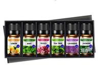 Lot de 6 ou 12 Huiles Essentielles de Lavande 10ml pour Aromathérapie, Diffuseur d'Arômes, Humidificateur, Pierre Diffuseuse, Huile Végétale Hydrosoluble au Jasmin