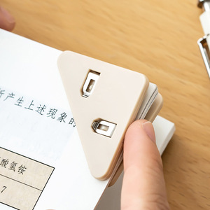 Triangular Corner <b>Clip</b> Plastic Random Color 90 Degree Multi Functional Document Holder For Papers And Exam Sheets - Product Image 3