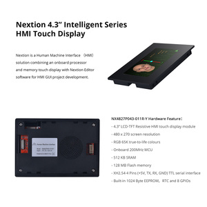NEXTION NX4827P043-011R-Y 4.3'' LCD-TFT HMI Resistive Touch Display Module <b>Panel</b> Intelligent Series <b>Screen</b> With Enclosure L122 - Product Image 1