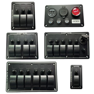 Tapa para interruptor basculante de doble lente para embarcaciones marinas 24V SPST ON-OFF, tapa de interruptor industrial para caja de panel Carling IP65 - Product Image 5