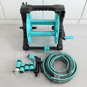 Wall <b>Mounted</b> Reel,10/20/30/40m Portable Rack with High Water Gun Pvc Tube Kit - Product Image 5