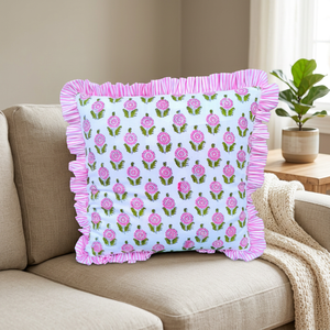 Pure Cotton Ruffles Pillows & Cushions Vintage Modern Luxury <b>Throw</b> Pillow Case Home Decor Pillow Covers Cushion Covers - Product Image 2