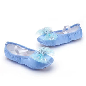 Lovely Princess Cat Claw Bailarina China Ejercicio Zapatos de baile para niñas Zapato de Ballet de suela blanda para niños - Product Image 4
