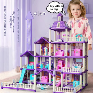 Casa delle Bambole 3D per Bambine, Kit Fai-da-Te per Villa delle Bambole, Set di <span class=keywords><strong>Giocattoli</strong></span> con Personaggi, Mobili e Accessori, Regalo per Bambini - Product Image 3