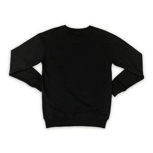 เสื้อมีฮู้ดแขนยาวคอกลมผ้าฝ้ายระบายอากาศสีดำลำลองออกแบบกีฬา - Product Image 3