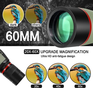 질소 충전 범위 20-60x100 야외 여행을위한 조류 관찰 발견 범위 - Product Image 4