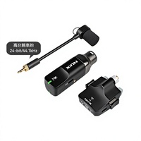 Système de microphone sans fil pour saxophone B-6 2,4 GHz, émetteur-récepteur de micro pour instrument, étui de charge, accessoire d'instrument en métal